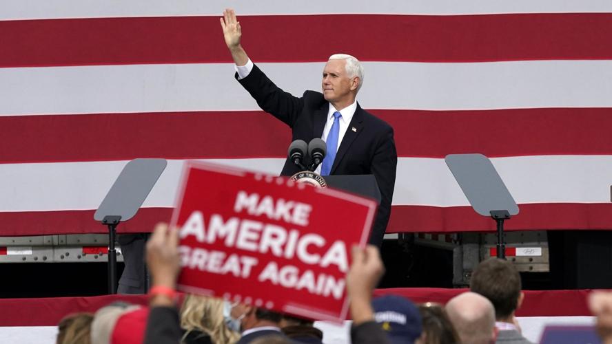 Vice President Mike Pence in Michigan, Oct. 14, 2020