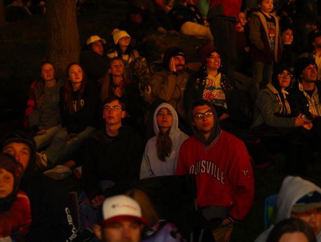 Crowd watches Thunder Over Louisville from path.JPG