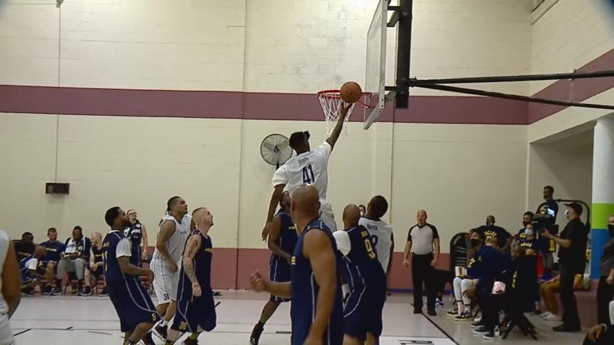 Indiana Pacers players visit Putnamville Correctional Facility in Oct. 2021