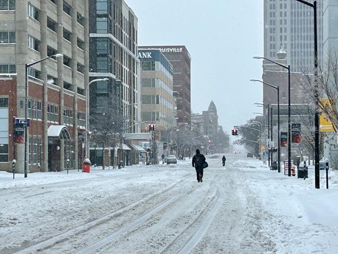 Snow in Downtown Louisville