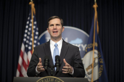 Beshear at podium