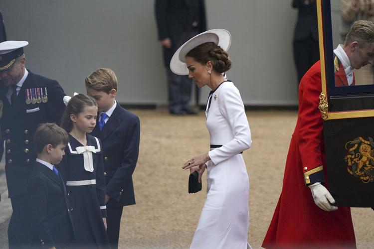 Britain's Kate, Princess of Wales, at Trooping the Color