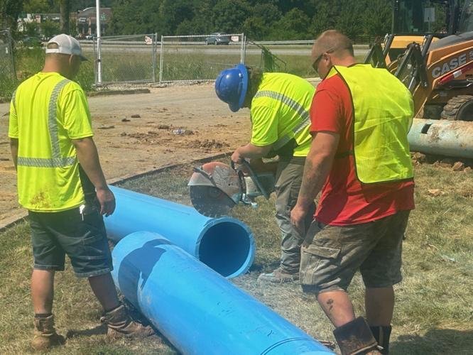 Mt. Washington water line break
