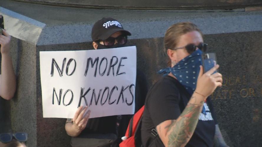 Crowd reacts to Breonna's Law passing