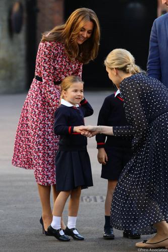 PRINCESS CHARLOTTE FIRST DAY OF SCHOOL - COURTESY THE ROYAL FAMILY ON TWITTER 1.jpg