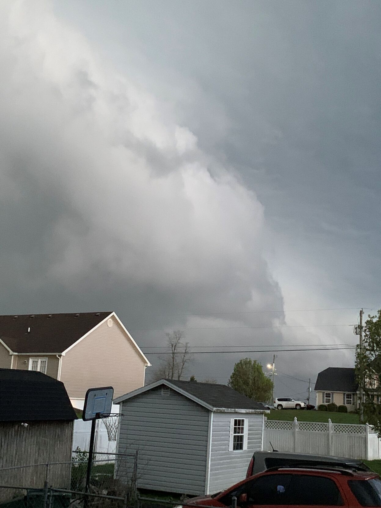 Storm approaches Rineyville - 4-13-22