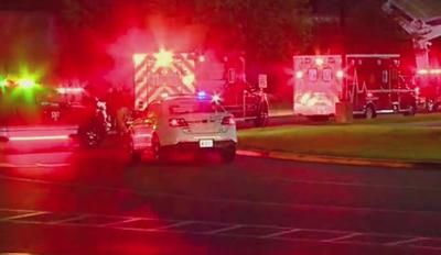 Scene of Friday, Oct. 1, 2021 shooting outside Indianapolis football game