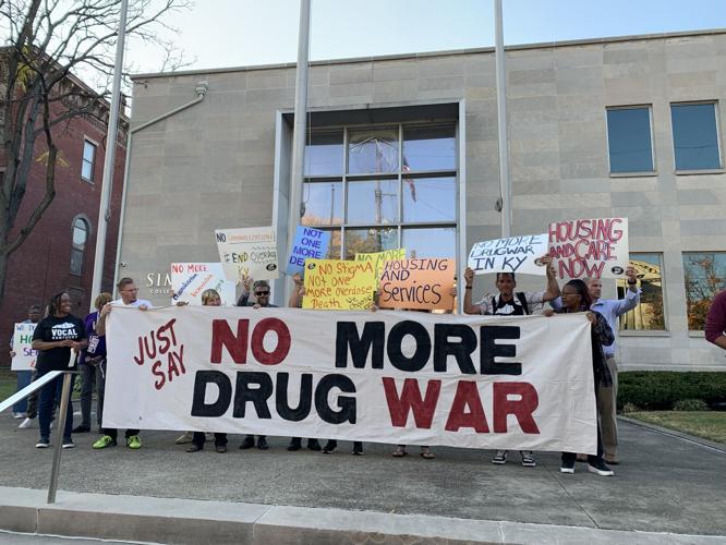 Kentucky Opioid Abatement Advisory Commission rally