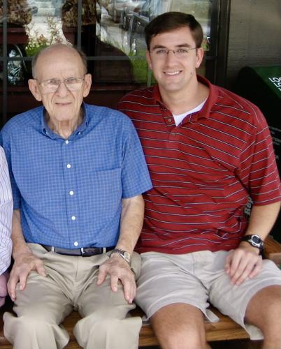 Dr. Jason Crowell and his grandfather, Dr. Lester Hibbett