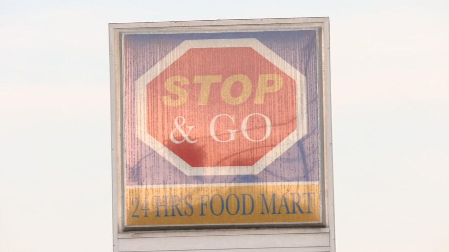 The Stop & Go food mart at the intersection of South 7th Street and West Oak Street