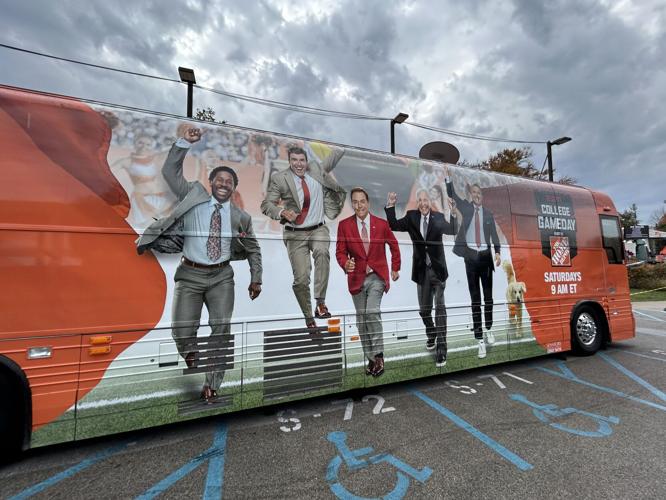 ESPN COLLEGE GAMEDAY PREP IN BLOOMINGTON