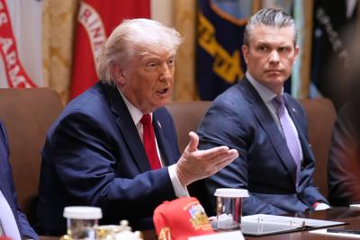 Trump and Pete Hegseth in Washington, D.C. - AP - 5.31.26