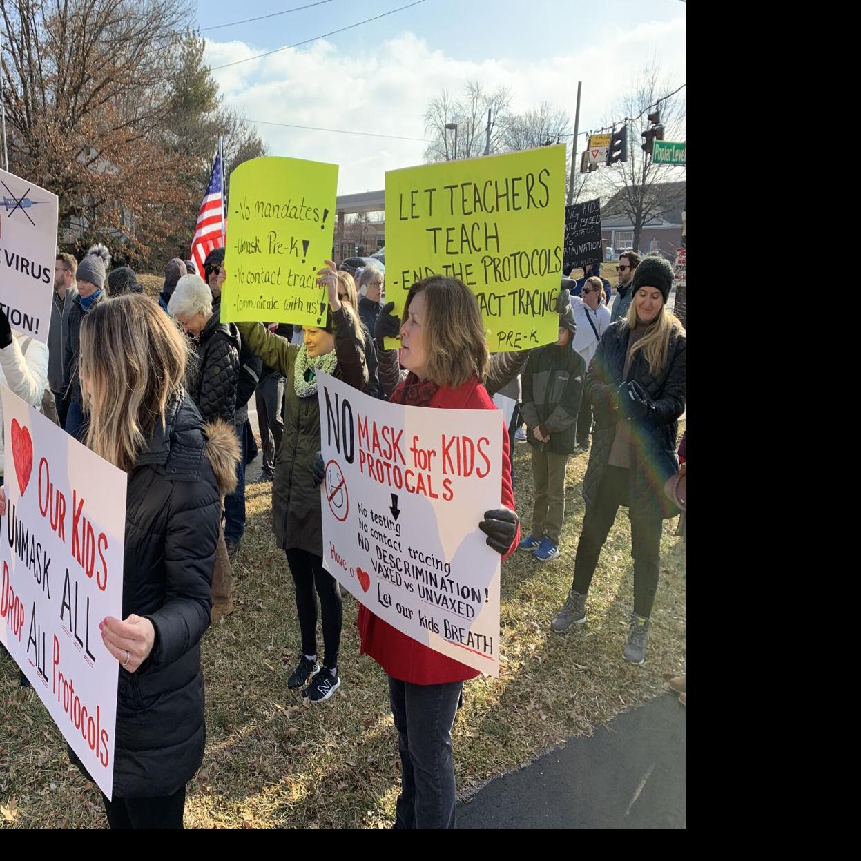 Louisville Archdiocese site of protest over mask, COVID mandates