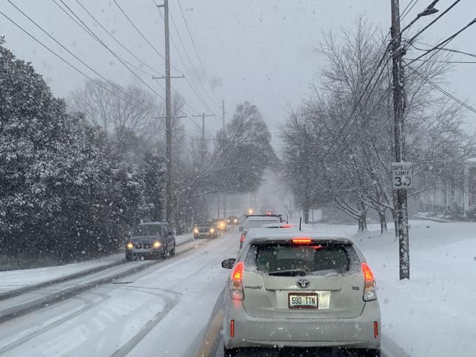 Snow in St. Matthews 1-28-22