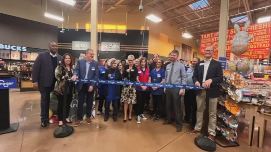 Ribbon-cutting ceremony for new Shelbyville Kroger on Boone Station Road