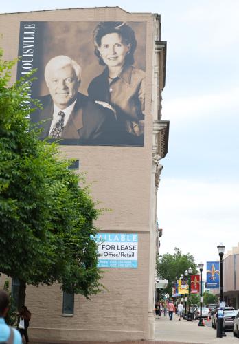 View of banner on Market Street of the Browns banner.JPG