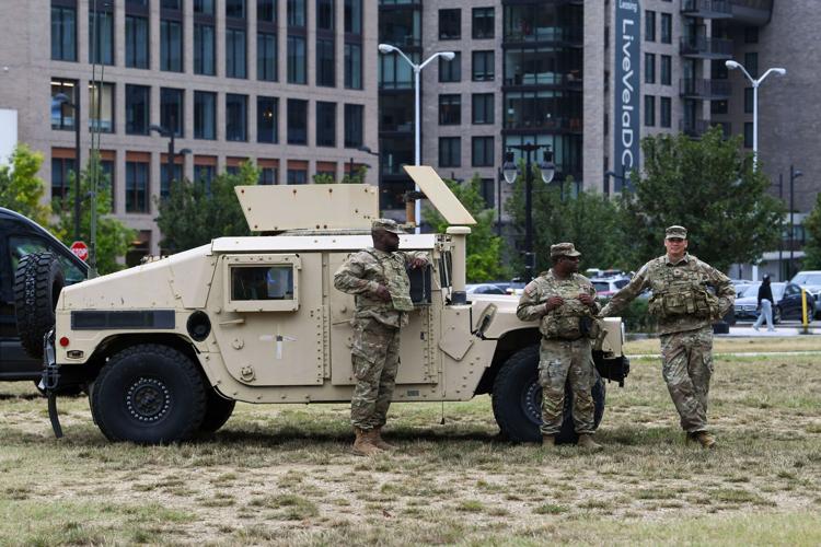 National Guard in Washington DC 8-19-2025