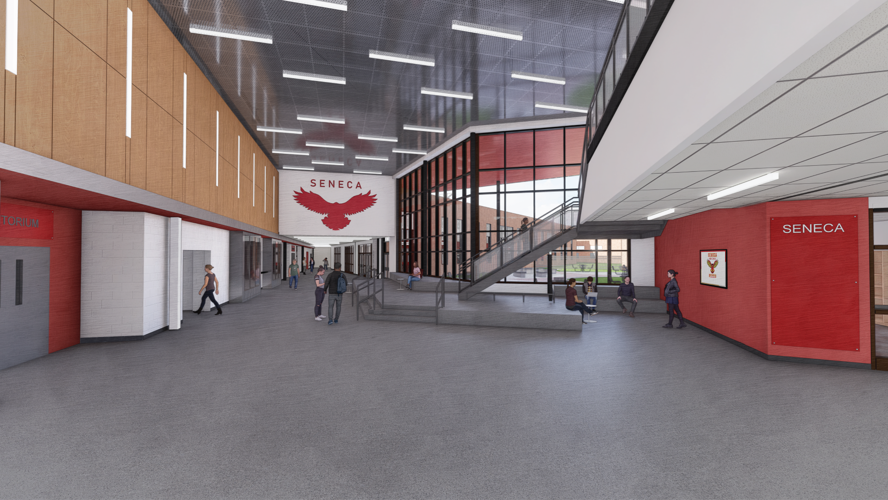 Seneca High School Rendering