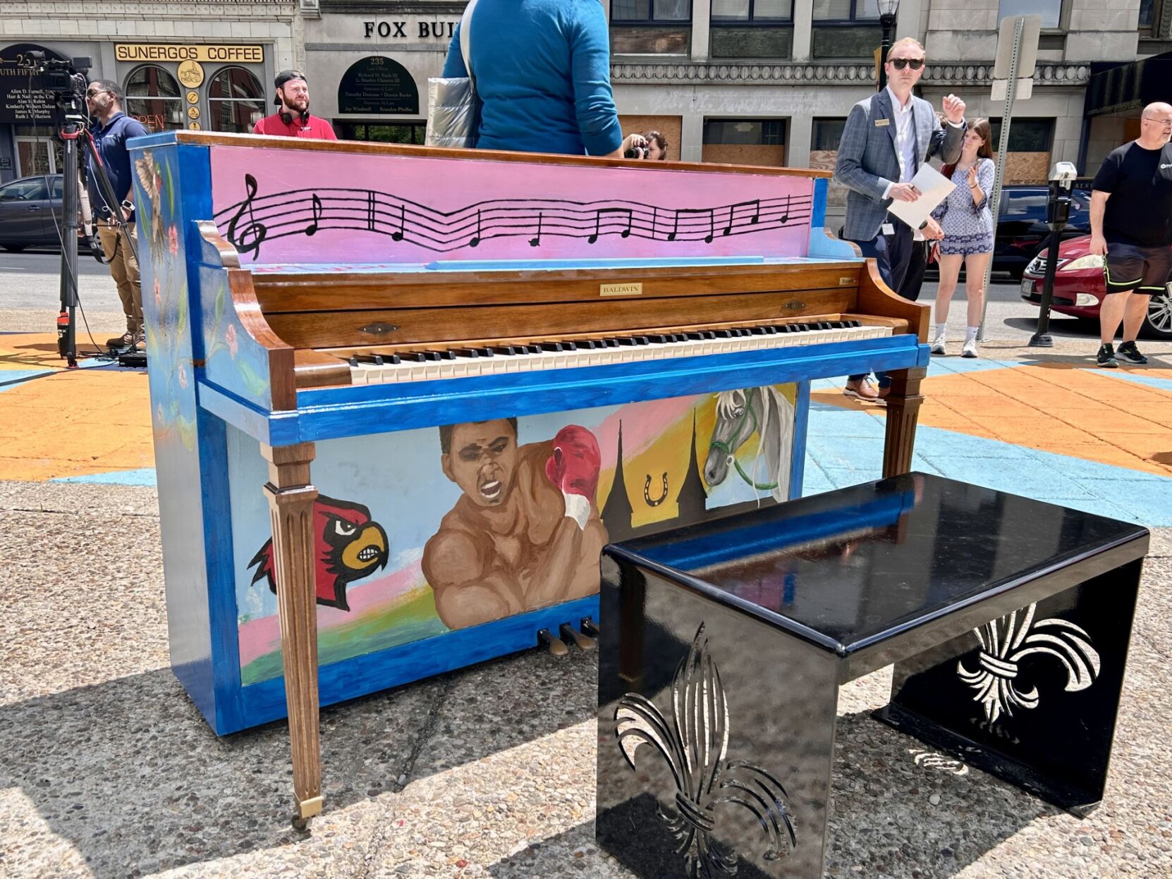 Louisville launches 'Downtown Tunes' with artist-designed public