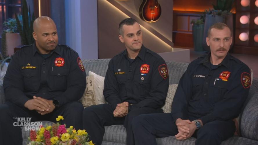 Louisville firefighters on Kelly Clarkson Show - 3.20.24