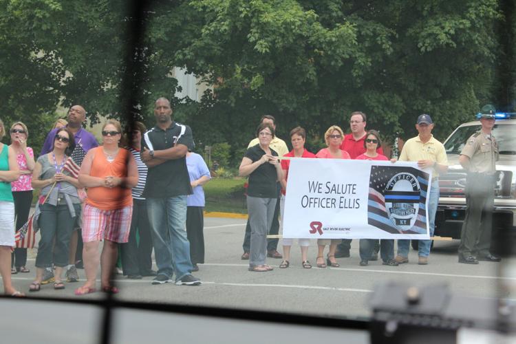 Funeral service and procession for Bardstown Police Ofc. Jason Ellis on May 30, 2013