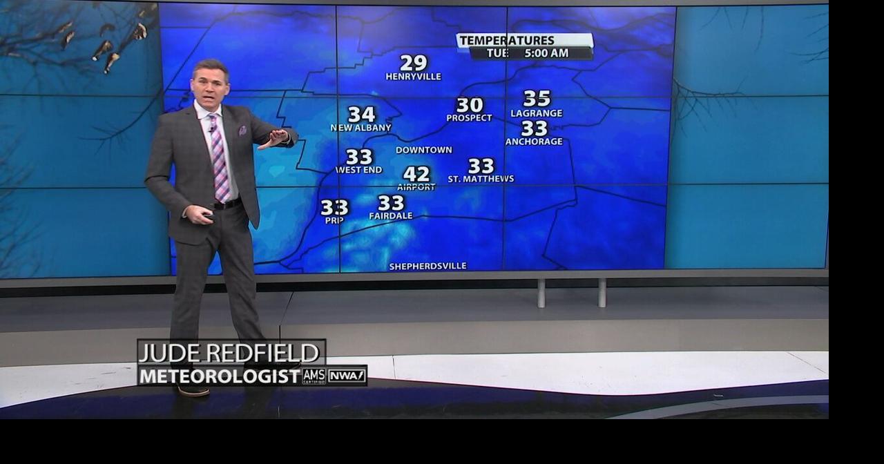 Jude Redfield's Early Tuesday Morning Forecast Weather