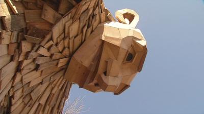 Bernheim Forest giants sculpture