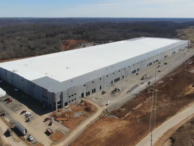 Construction on 19 acres of land being developed by Platform Real Estate Group at River Ridge Commerce Center
