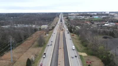 Construction on Interstate 65