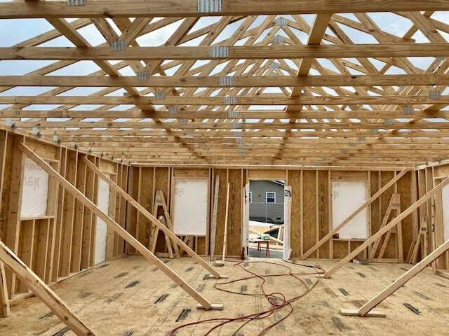 Homes under construction in Dawson Springs, KY