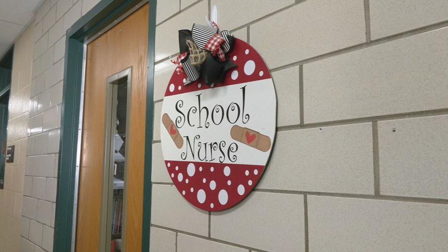 the school nurse station at Borden High School.jpeg