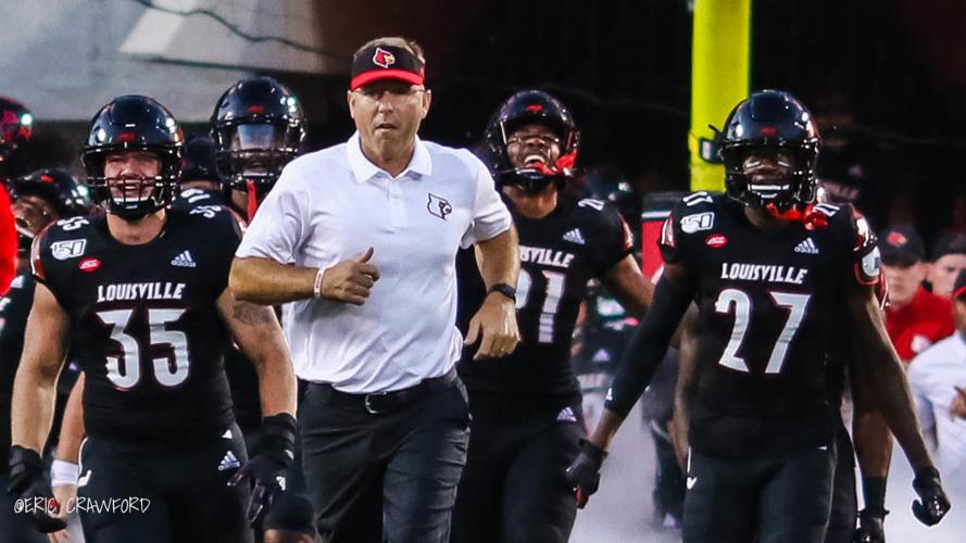 Satterfield taking the field.