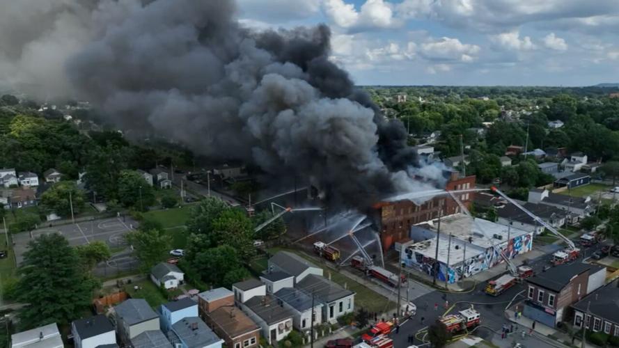 East Caldwell-South Jackson warehouse fire 6-12-23