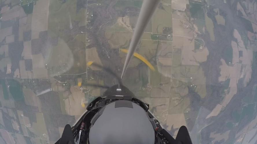 Super Tucano flown by Thunder Over Louisville pilot Lee Leet