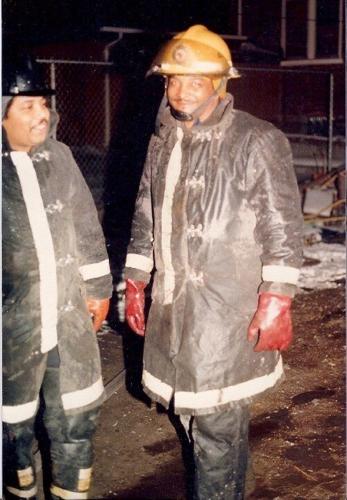 Firefighter Charles Adams