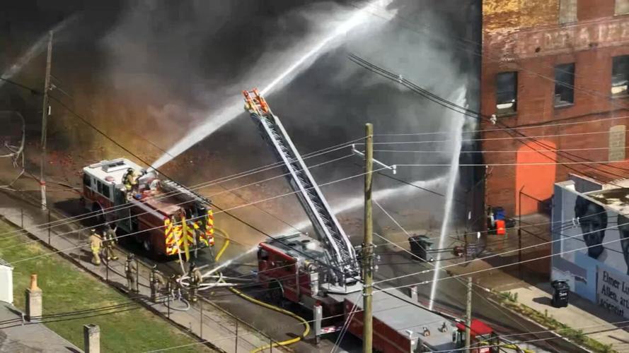 East Caldwell-South Jackson warehouse fire 6-12-23
