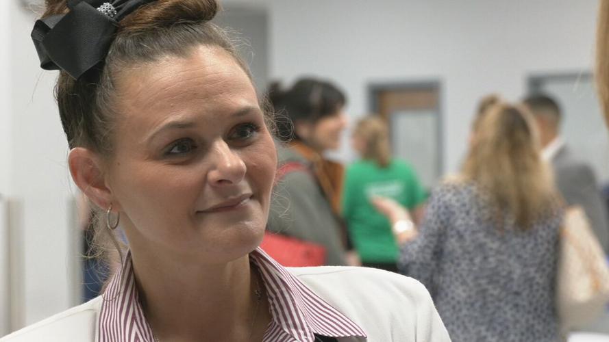 Pharra Burleson, a Goodwill employee