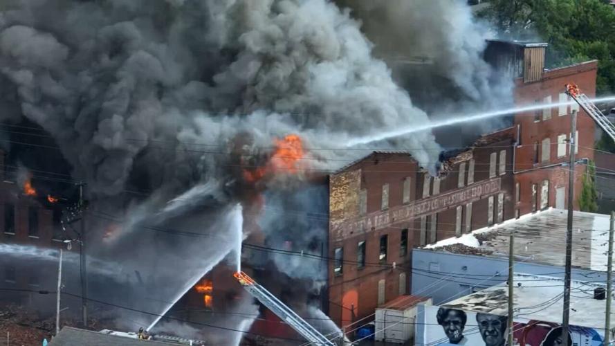East Caldwell-South Jackson warehouse fire 6-12-23