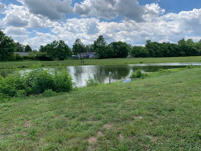 Pond near James Madison Court (in Valley Station area), scene of 6-25-20 death investigation