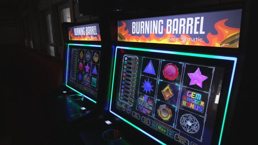Burning Barrel gaming machine at Joe's Older Than Dirt