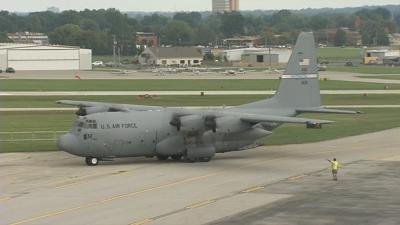 C-130 Hercules makes historic landing at Bowman Field
