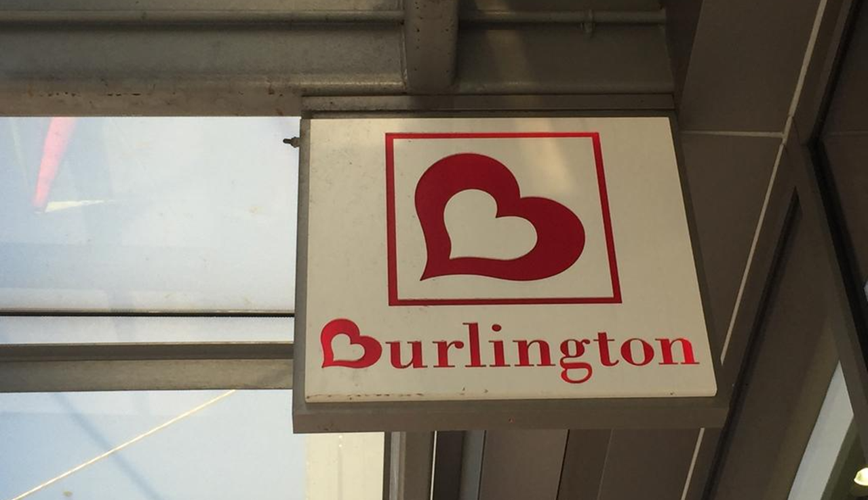Burlington stores sign