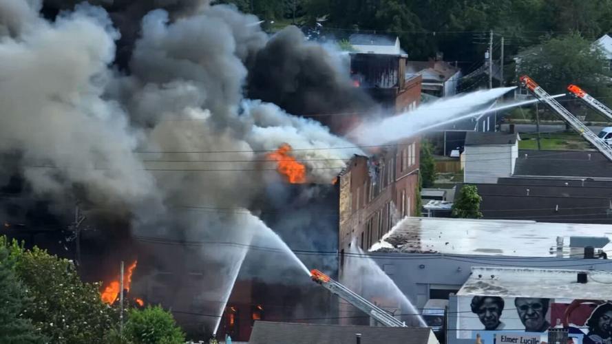 East Caldwell-South Jackson warehouse fire 6-12-23