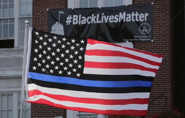Thin Blue Line Flag
