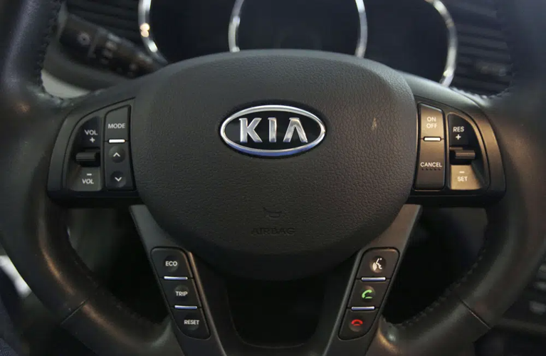 Kia steering wheel