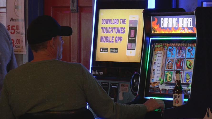 Burning Barrel gaming machine at Joe's Older Than Dirt