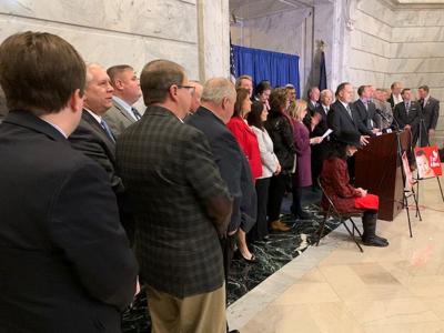 Pro-life Caucus rally at the Capitol