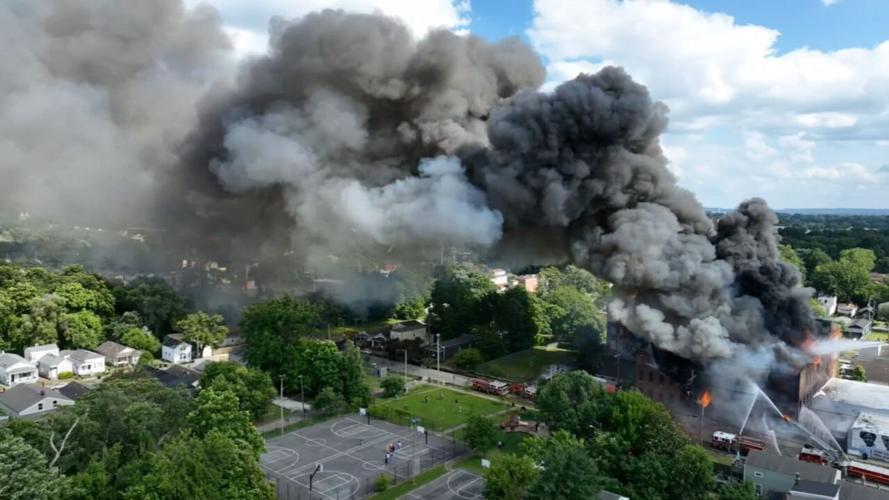 East Caldwell-South Jackson warehouse fire 6-12-23