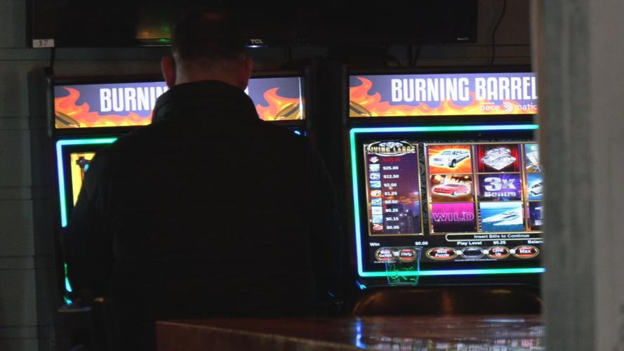 Burning Barrel gaming machine at Joe's Older Than Dirt