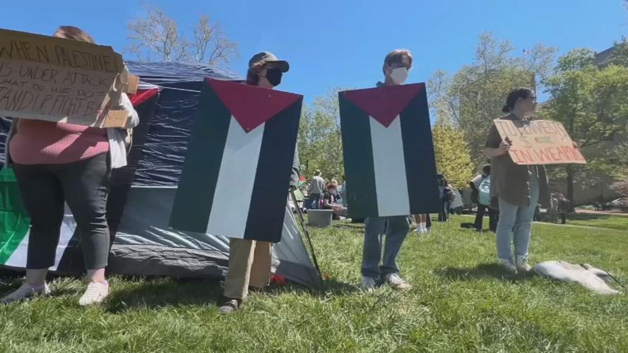 IU Gaza war protest 4-25-24